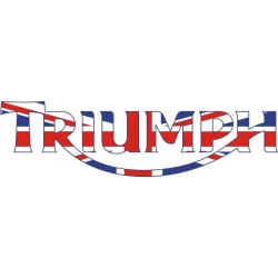 Triumph Motorcycle Decal/Sticker 3''h x 12''w!