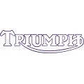 Triumph Motorcycle Decal/Sticker 3''h x 10.5''w!
