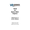 Vr Avionics TSLM for Walter M601 Engines Operational and Installation Manual
