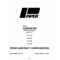 Piper Comanche Pa-24-180-400 Parts Catalog v2009 Part #752-464