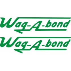 Wag-A-Bond Aircraft Decal,Sticker 2''high x 13''wide!