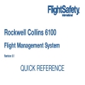 Rockwell Collins 6100 Flight Management System Quick Reference