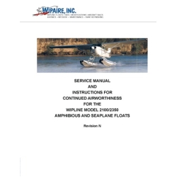 Wipaire Wipline Model 2100 2350 Ampbhibious and Seaplane Floats Service Manual and Instructions for Continued Airworthiness 2021 