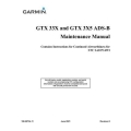 Garmin GTX 33X and GTX 3X5 ADS-B Maintenance Manual 190-00734-11_v21