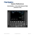 Rockwell Collins WAAS FMS Version 4.0 Quick Reference