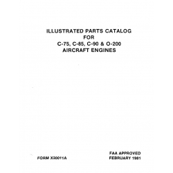 Continental Parts Catalog X30011A C75, C85, C90 & O-200