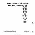 Continental TSIO-360-A,AB -B,BB -C,CB -D,DB -E,EB -F,FB -GB -H,HB -JB K, KB -LB -MB -SB Overhaul Manual X30596A