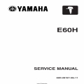 Yamaha E60H Motorcycle 69D-28197-5G-11 Service Manual 2004